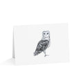 Barn Owl Greeting Cards — Pack of 1/10/30/50 Blank Note Cards for Nature Lovers